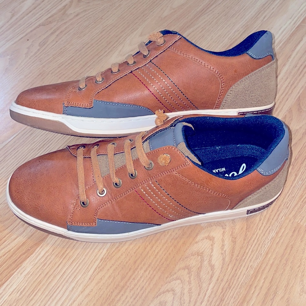 Brand new Jousen leather casual dress shoes.  Size 10